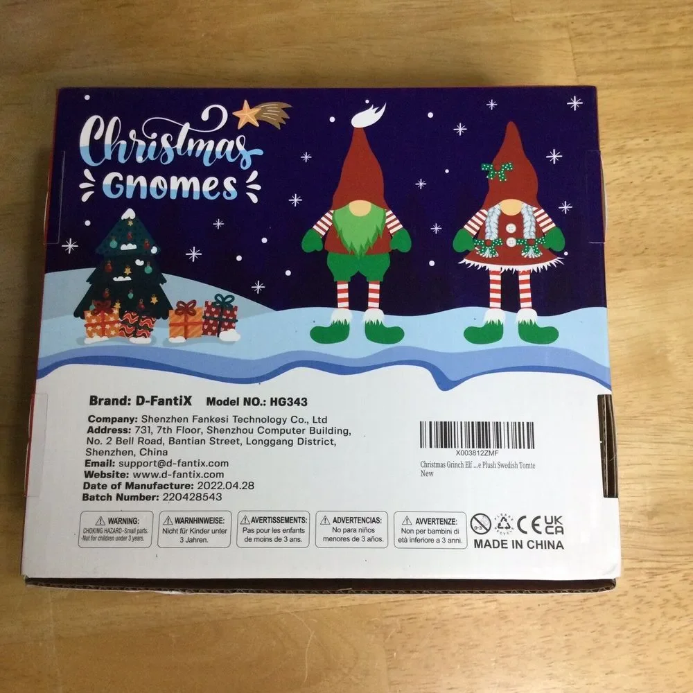 Christmas Gnomes‎ Plush Shelf Sitter 14